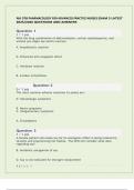 NU 578 PHARMACOLOGY FOR ADVANCED PRACTICE NURSES EXAM 5 LATEST 2025&sol;2026 QUESTIONS AND ANSWERS