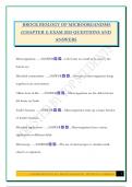 BROCK BIOLOGY OF MICROORGANISMS &lpar;CHAPTER 1&rpar; EXAM 2025 QUESTIONS AND ANSWERS