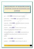 BROCK BIOLOGY OF MICROORGANISMS - CHAPTER 4 EXAM 2025 QUESTIONS AND ANSWERS