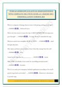 TURF & LANDSCAPE &lpar;3&period;0&rpar; ACTUAL EXAM QUESTIONS WITH COMPLETE SOLUTION GUIDE &lpar;A&plus; GRADED 100&percnt; VERIFIED&rpar; LATEST VERSION 2025