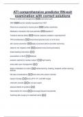 ATI comprehensive predictor RN-exit  examination with correct solutions