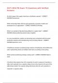 D471 WGU PA Exam 70 Questions with Verified Answers&comma;100&percnt;CORRECT