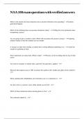 NAA 100 exam questions with verified answers&period;
