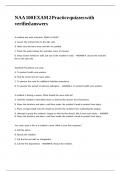 NAA 100 EXAM 2 Practice quizzes with verified answers