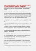 LADC PRACTICE EXAM 4 WITH ALL CORRECT & 100&percnt; VERIFIED ANSWERS &lpar;ALREADY GRADED A&plus;&rpar;