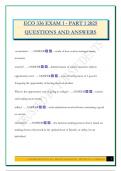 ECO 336 EXAM 1 - PART 1 2025 QUESTIONS AND ANSWERS