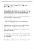 NAA 100 Exam Study Guide with precise detailed answers