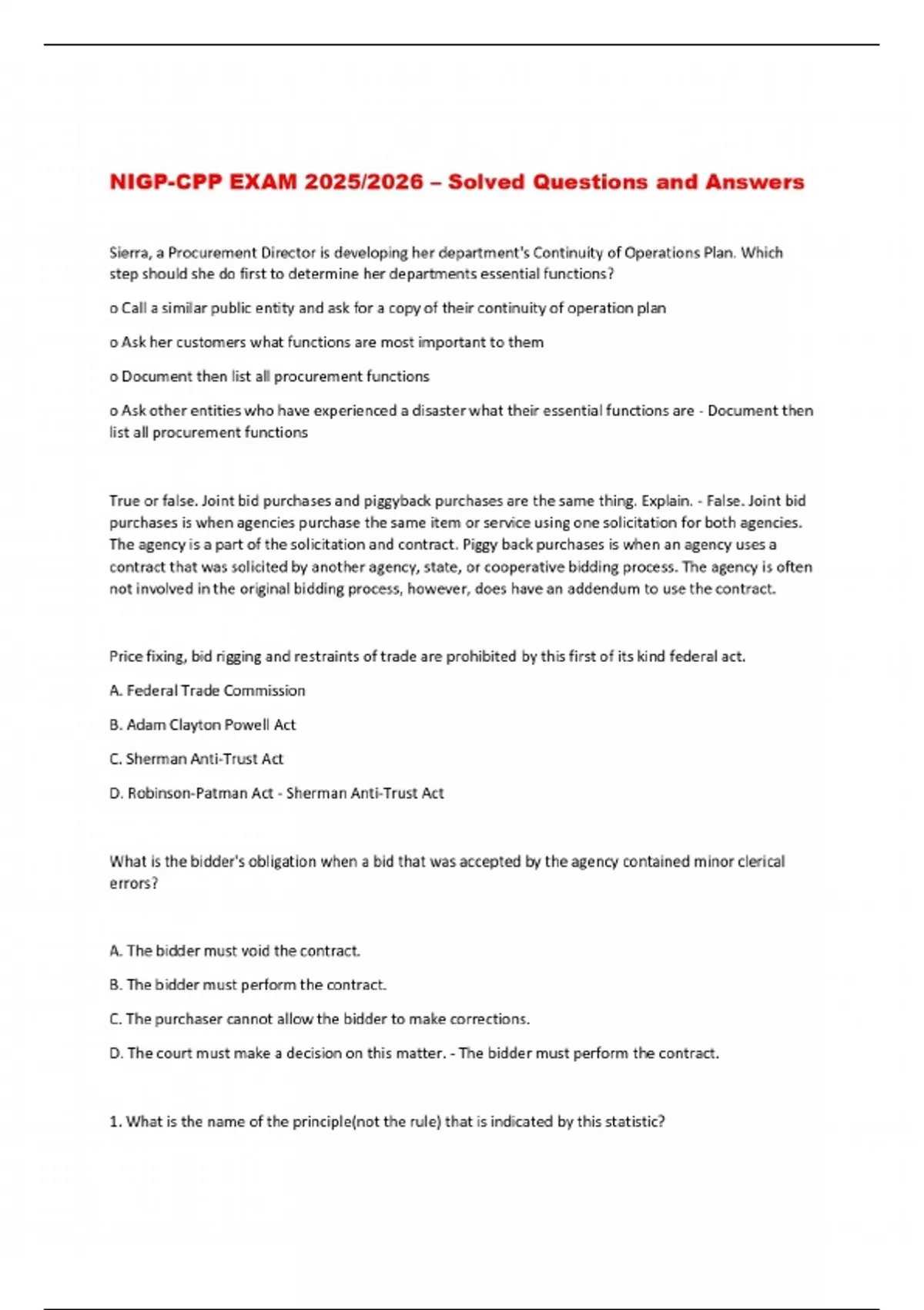 NIGP-CPP EXAM 2025/2026 – Solved Questions and Answers - NIGP CPP ...