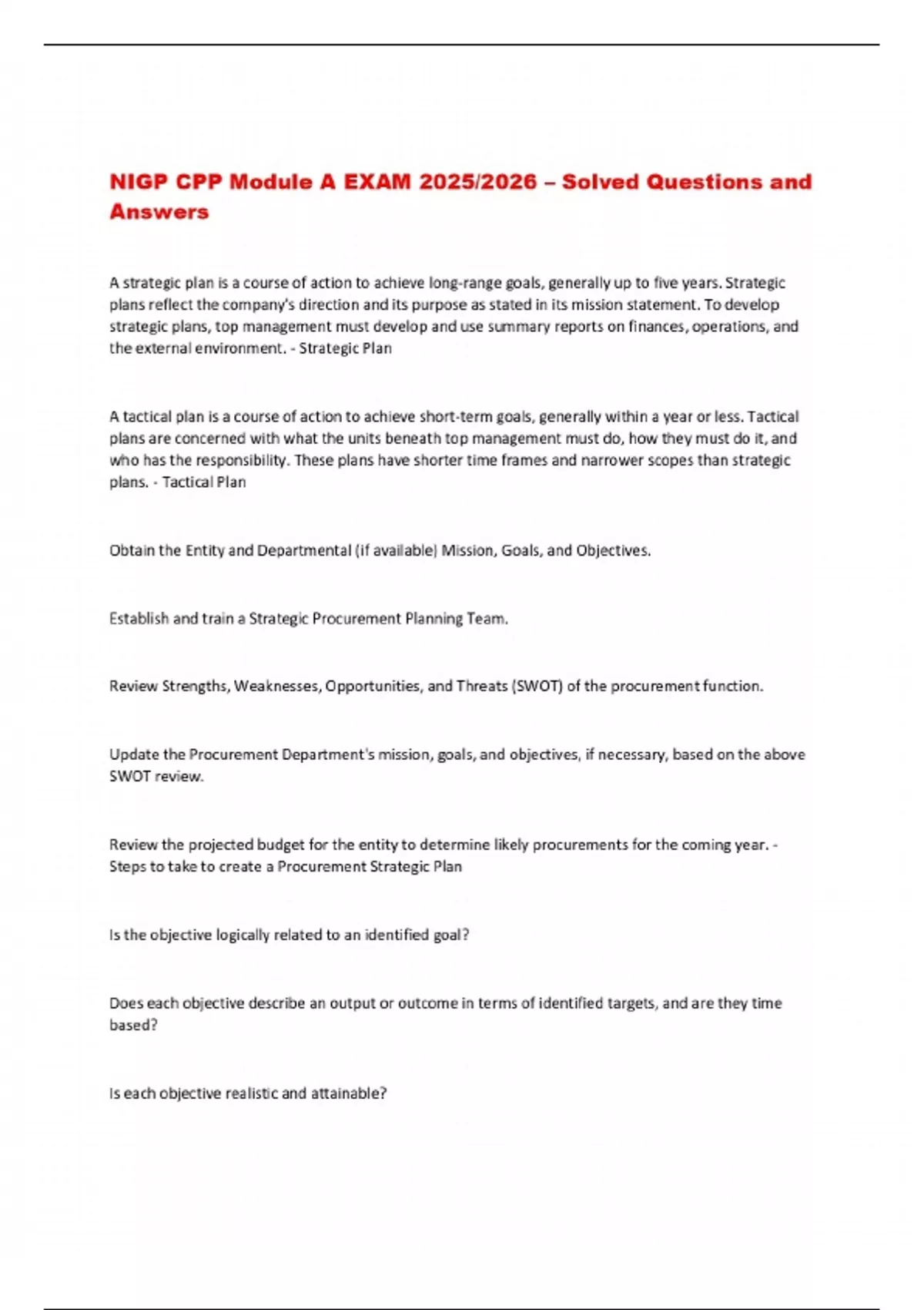 a question about cpp coverage · issue #152 ·... NIGP CPP Module A EXAM 2025/2026 – Solved Questions and Answers - NIGP ...