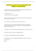COMSAE ALL EXAM ACTUAL QUESTIONS AND  CORRECT ANSWERS 100&percnt;&period; 