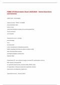 NURS 376 Electrolytes Exam 2025&sol;2026 &ndash; Solved Questions  and Answers 