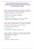 VATI &sol;Virtual ATI predictor Green Light Exam COMPLETED VATI Greenlight STUDY SET 2024-20245 Already Graded A&plus; NEW&excl;&excl;&excl;