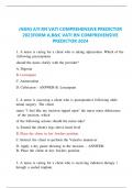 NGN&rcub; ATI RN VATI COMPREHENSIVE PREDICTOR 2023FORM A&comma;B&C VATI RN COMPREHENSIVE PREDICTOR 2024