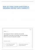 NUR 337 FINAL EXAM QUESTIONS & ANSWERS SOLVED 100&percnt; CORRECT&excl;&excl;
