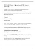 NSC 232 Exam 3 Questions With Correct Answers&period;