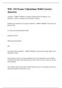 NSC 232 Exam 2 Questions With Correct Answers&period;