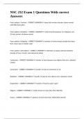 NSC 232 Exam 1 Questions With correct Answers&period;