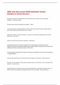 BUNDLE FOR TEEX Exams with Verified Solutions- 2025&sol;2026
