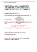 NSER 7410 Final EXAM FALL 2025 TERM  ANSWERS ACTUAL EXAM WITH ANSWERS  COMPLETE  2 VERSIONS &lpar;BCIT VERIFIED&rpar;