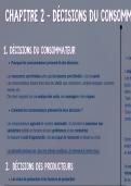 Les d&eacute;cisions du consommateur et du producteur 