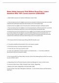 BUNDLE FOR Water Safety Instructor Exams with Verified Solutions- 2025&sol;2026