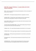 WGU C484 - Chapter 9 Definitions &colon; Complete Q&A with Verified  Solutions-2025&sol;2026 