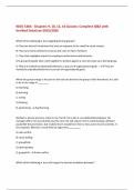 WGU C484 - Chapters 9&comma; 10&comma; 12&comma; 16 Quizzes&colon; Complete Q&A with  Verified Solutions-2025&sol;2026