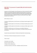 WGU C484 - Pre-assessment&colon; Complete Q&A with Verified Solutions 2025&sol;2026 