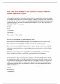 WGU C484 - Extra Multiple Choice Questions&colon; Complete Q&A with  Verified Solutions-2025&sol;2026