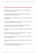 WGU C484 Exam&colon; Complete Q&A with Verified Solutions-2025&sol;2026 