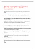 WGU&colon; D440 - Health and Wellness Through Nutritional  Science Exam &vert; Latest Questions With 100&percnt; Correct  Answers &lpar;2025&sol;2026&rpar; 