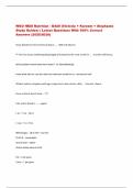 WGU HESI Nutrition - D440 &lpar;Victoria &plus; Kareem &plus; Stephanie  Study Guides&rpar; &vert; Latest Questions With 100&percnt; Correct  Answers &lpar;2025&sol;2026&rpar; 