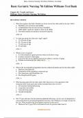Basic Geriatric Nursing 7th Edition Williams Test Bank &vert; Complete Guide