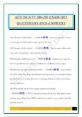 AET NCATT 200-250 EXAM 2025 QUESTIONS AND ANSWERS