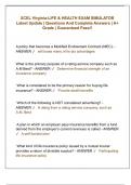 XCEL Virginia-LIFE & HEALTH EXAM SIMULATOR  Latest Update &vert; Questions And Complete Answers &vert; A&plus;  Grade &vert; Guaranteed Pass&excl;&excl;