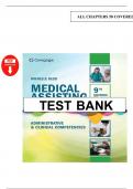 Medical Assisting Administrative and Clinical Competencies &lpar;MindTap Course List&comma; 9th Edition&rpar; &ndash; Test Bank &vert; Michelle Blesi &vert; Complete Exam Preparation &ndash; All 58 Chapters
