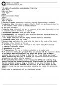 NUR1141 EXAM 1 QUESTIONS WITH CORRECT ANSWERS 
