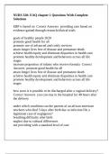 NURS 320&colon; EAQ chapter 1 Questions With Complete Solutions