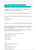 Cdcr Post Exam vol&lowbar;2 Revision Questions With 100&percnt;Solved Solutions&period;