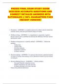 PN2002 FINAL EXAM STUDY GUIDE  2025&sol;2026 ACCURATE QUESTIONS AND  CORRECT DETAILED ANSWERS WITH  RATIONALES &vert;&vert; 100&percnt; GUARANTEED PASS  <RECENT VERSION> 