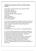 ACHPN Exam Questions And Answers With Complete Solutions