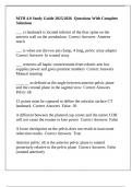 MTH 4&period;0 Study Guide 2025&sol;2026  Questions With Complete Solutions