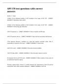 API 570 test questions with correct answers 