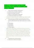 NURS 611 PATHO EXAM ACTUAL EXAM QUESTION WITH VERIFIED ANSWERS 2025 LATEST VERSIONS