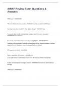 AIRAF Review Exam Questions & Answers
