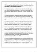 ATI Dosage Calculation 4&period;0 Medication Administration Test Questions With Complete Solutions