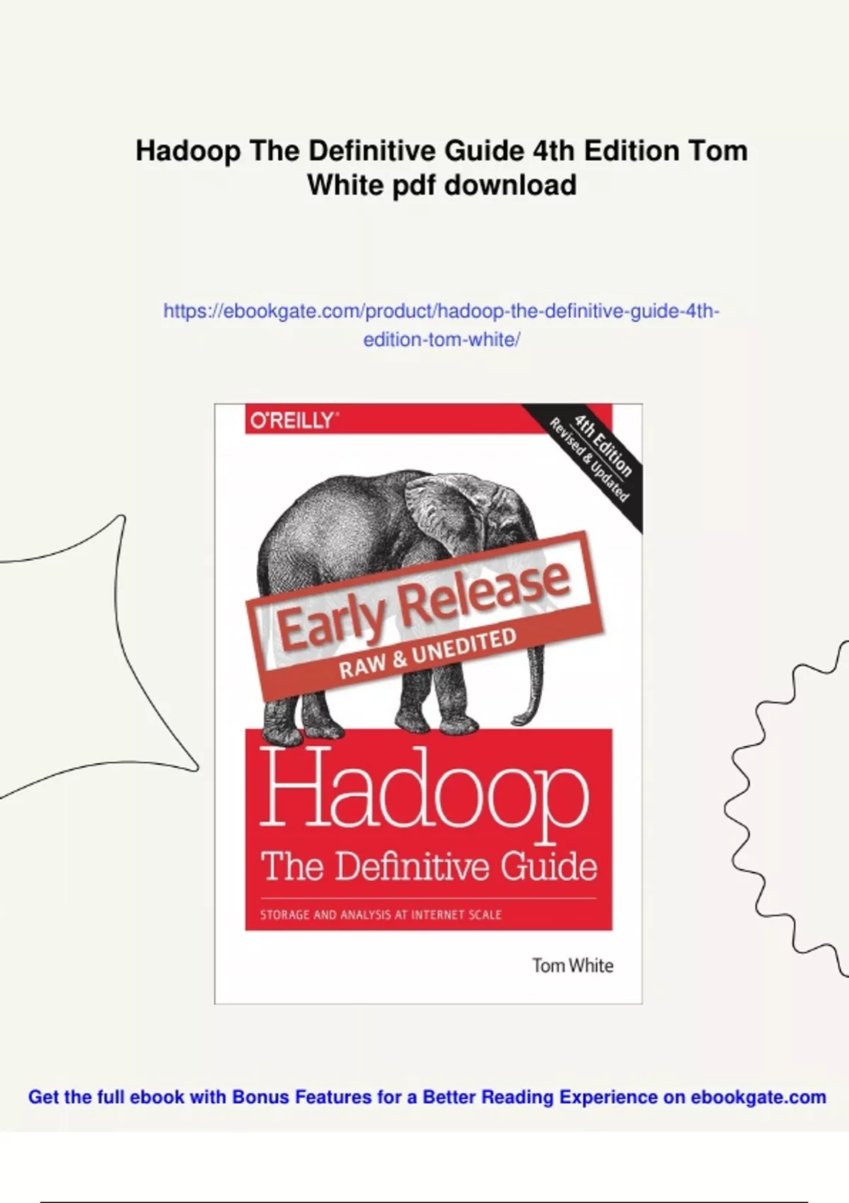 Summary Hadoop The Definitive Guide 4th Edition Tom White - Instant ...