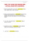ISDS 7301 EXAM 2025 BRAND NEW  ACTUAL EXAM WITH ANSWERS&period;