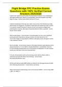 Critical Care Transport&sol;Flight Paramedic Complete Test Bundle with complete Solutions 2025&sol;2026