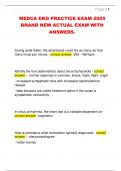 MEDCA EKG PRACTICE EXAM 2025  BRAND NEW ACTUAL EXAM WITH  ANSWERS&period;